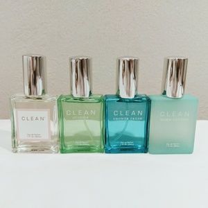 A Set of 4 CLEAN Fragrances (30ml)